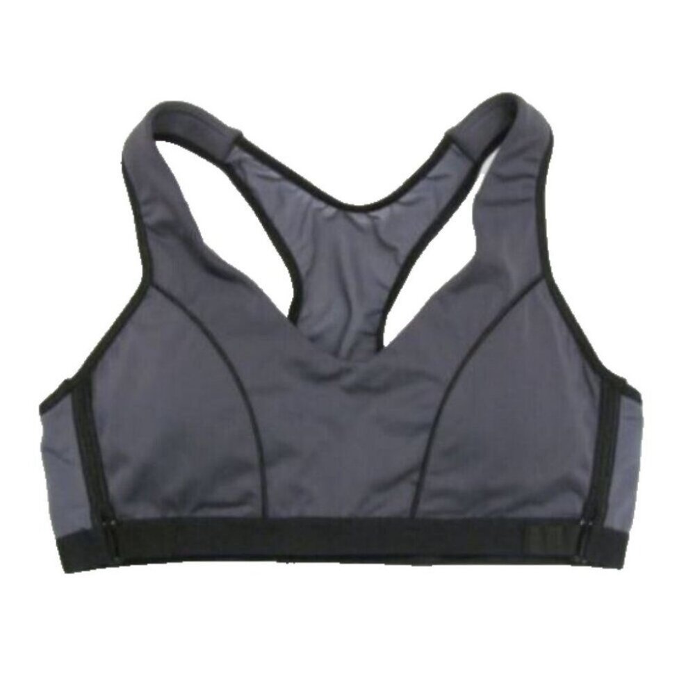 Marika Miracles  Bra Womens Racer Back Sports Wire Free Plus Size 20 Gray 2X